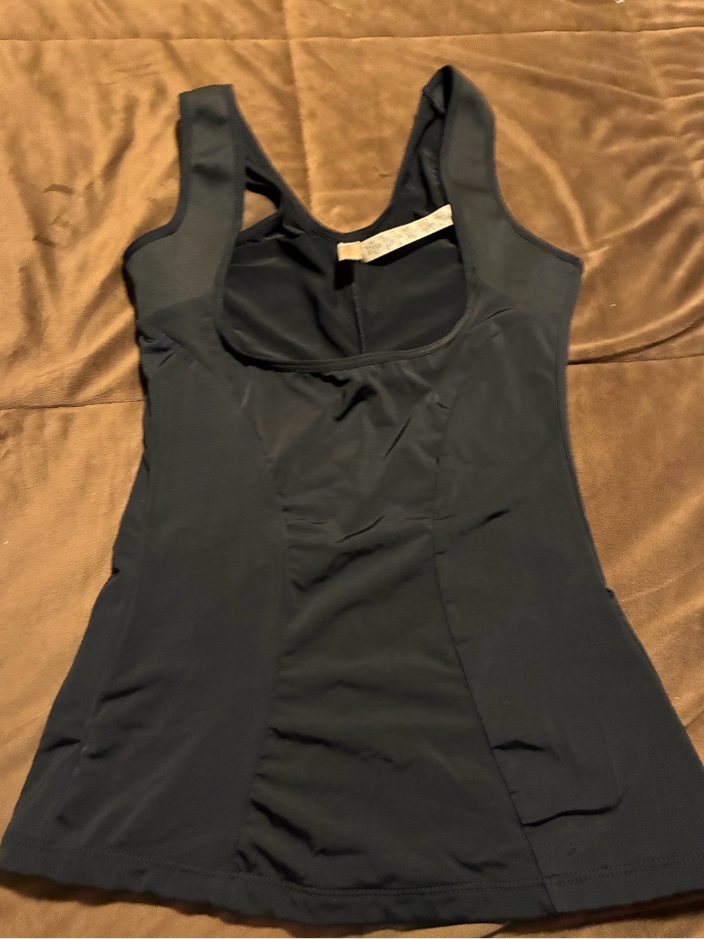 Rhonda Shear brand, Black Slim Shapewear Tank Top, size small